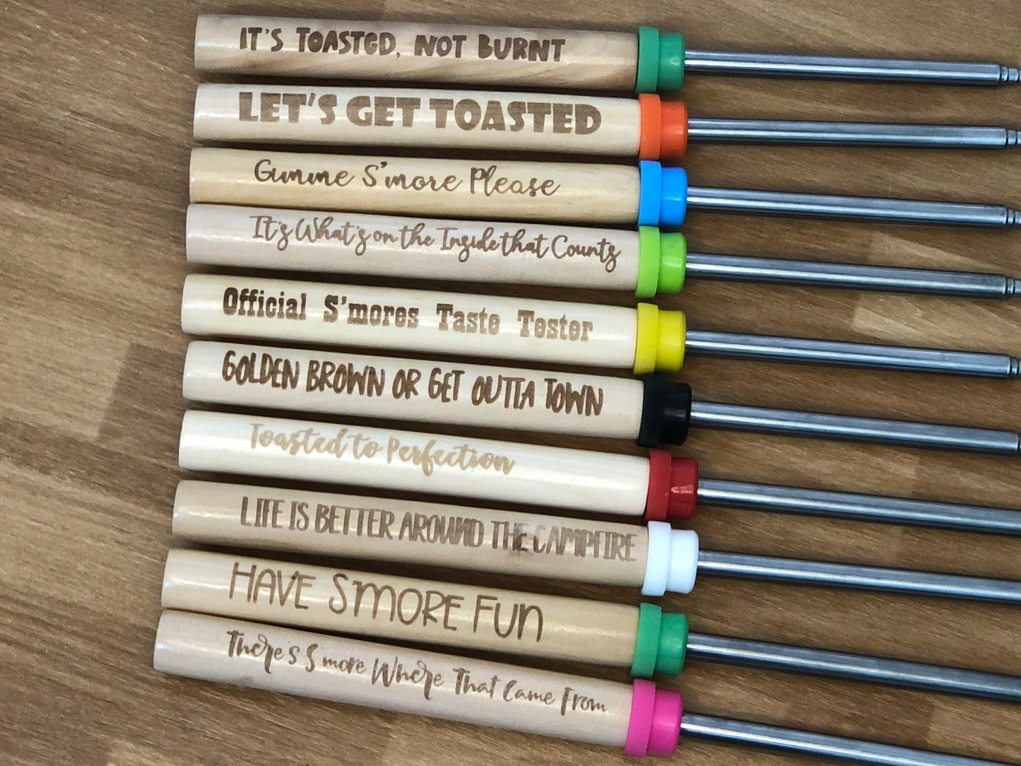 Engraved Roasting Sticks
