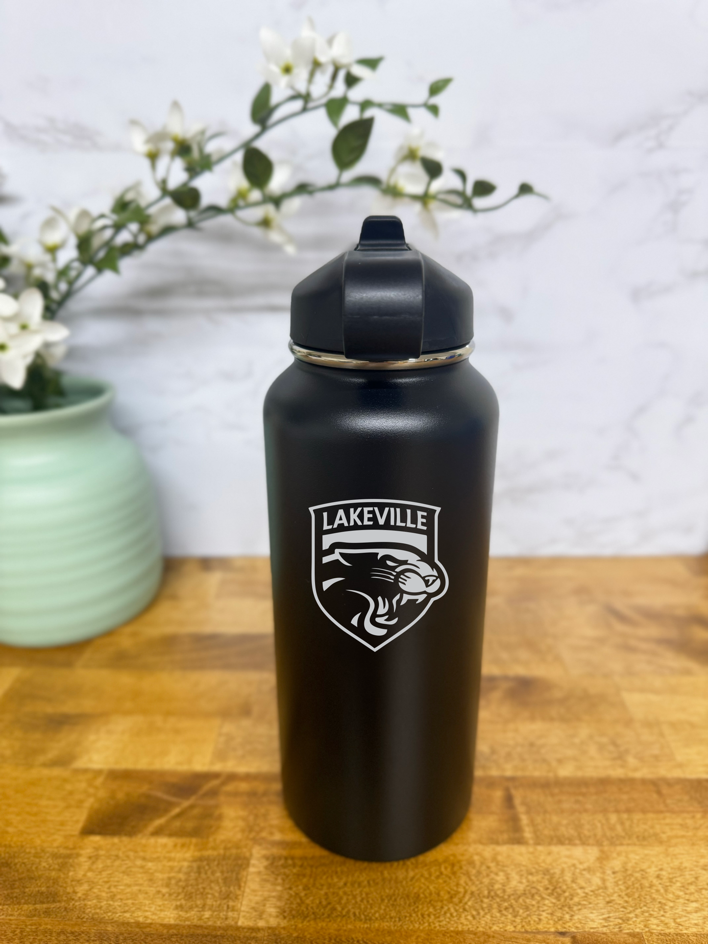 32 oz Water Bottle With Logo