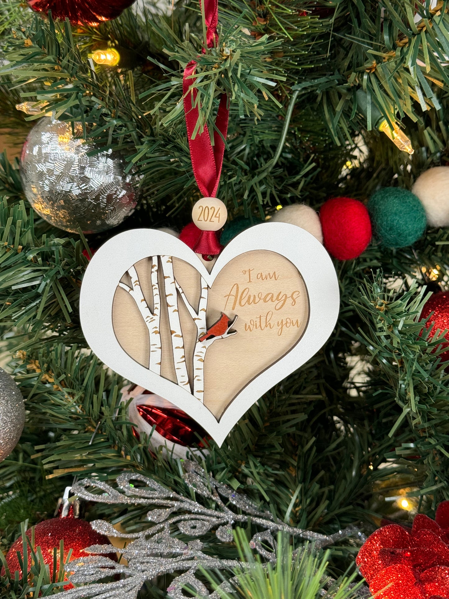 Cardinal Memorial Ornament