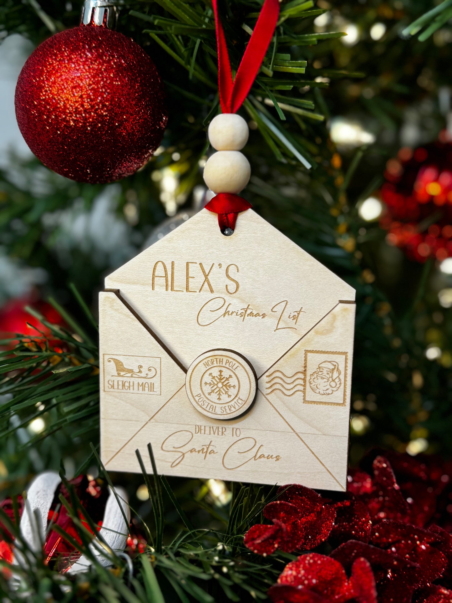 Letter to Santa Ornament