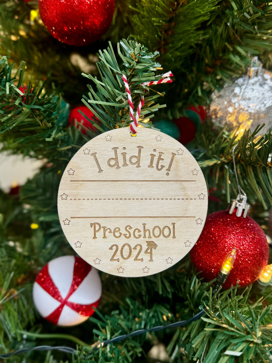 Graduation Handwriting Ornament