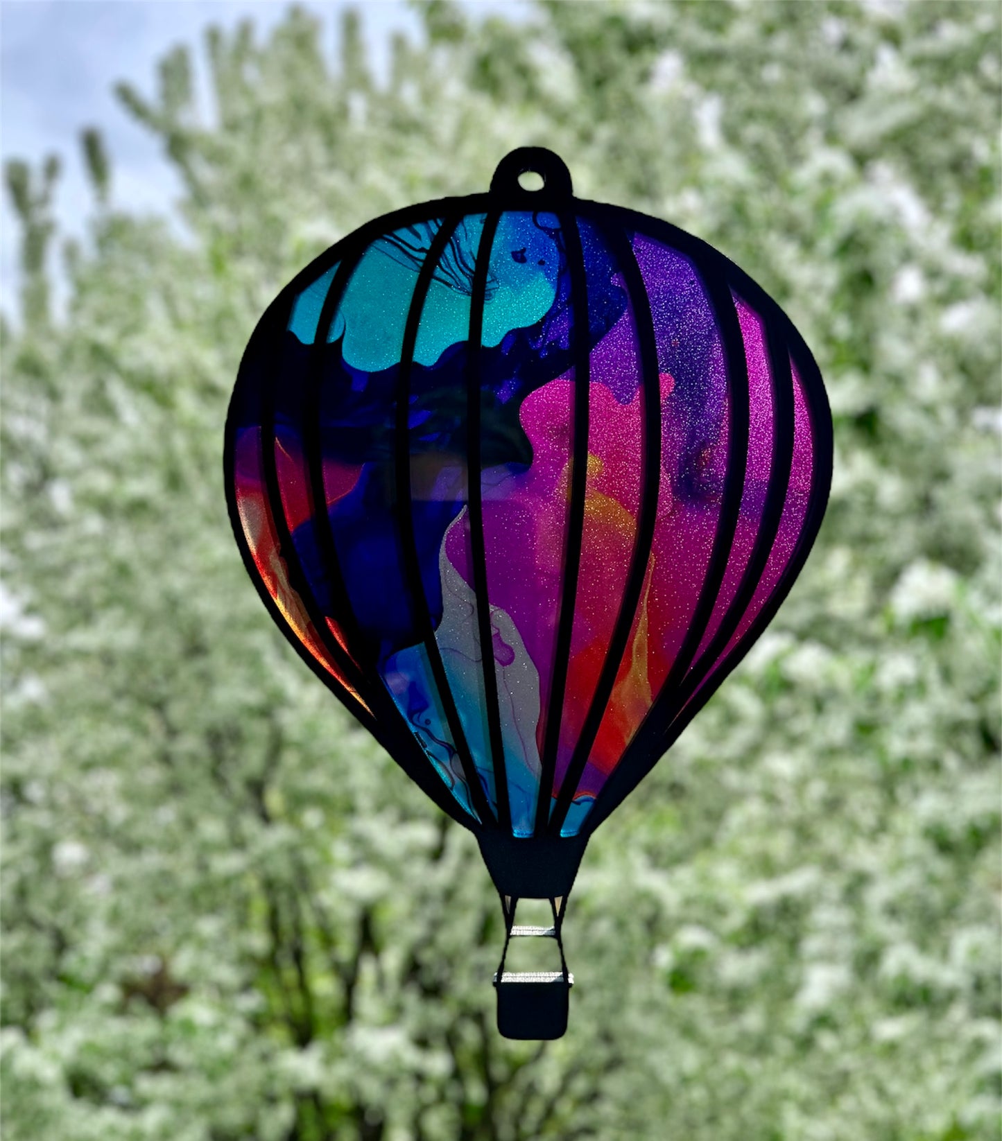 Hot Air Balloon Sun Catcher