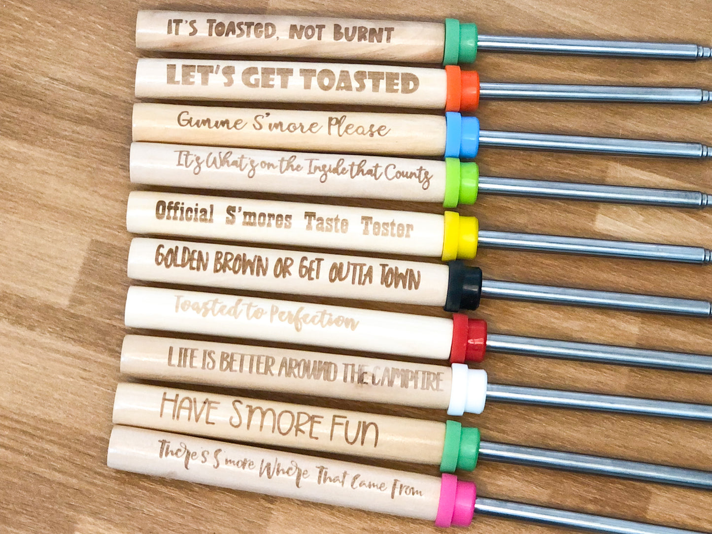 Engraved Roasting Sticks