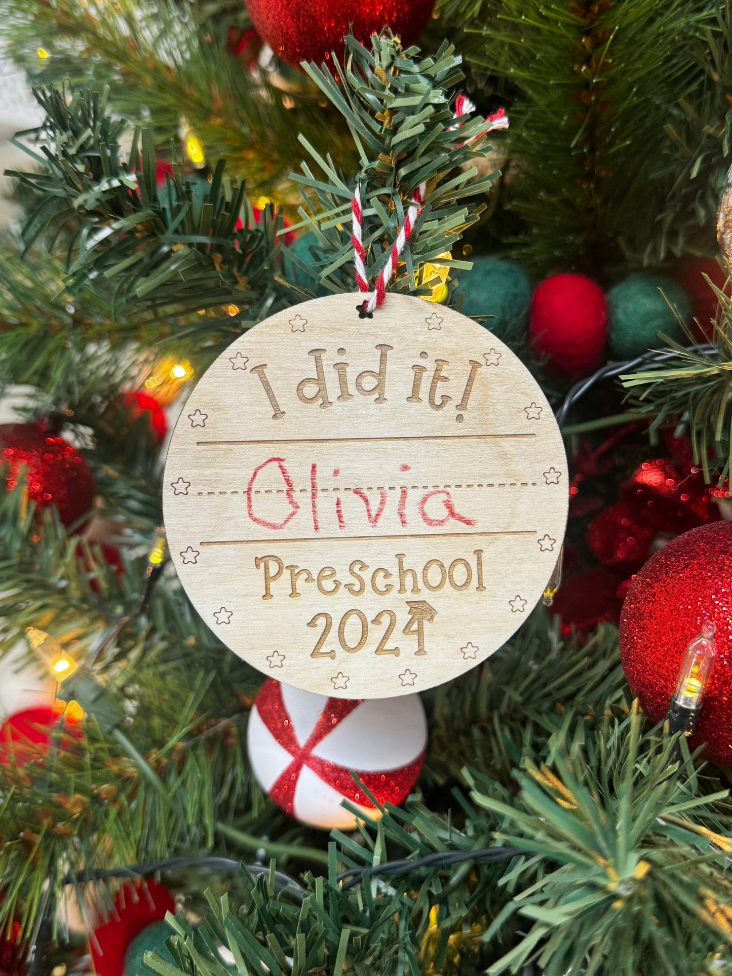 Graduation Handwriting Ornament