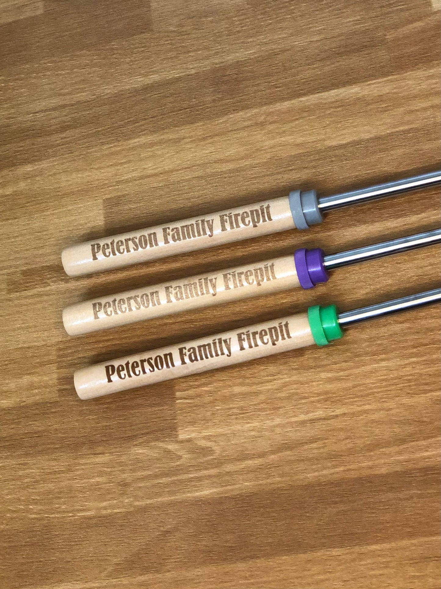 Personalized Engraved Roasting Sticks