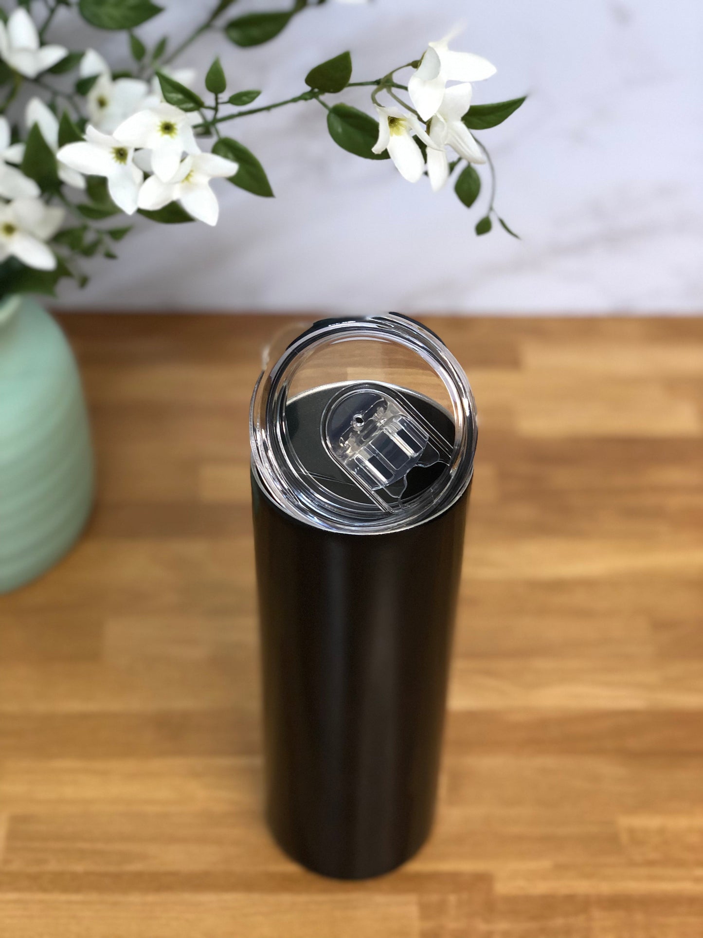 20 oz Skinny Tumbler With Initials